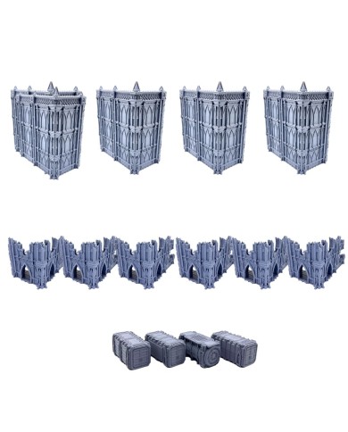 9E WTC Terrain Pack - Smoke & Steel