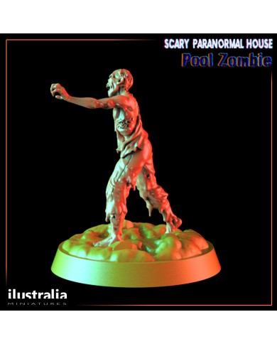 Scary Paranormal House - Pool Zombie