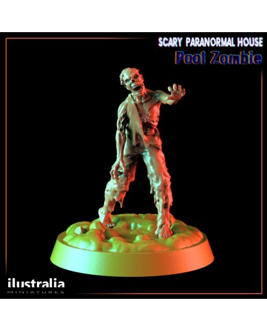 Scary Paranormal House - Pool Zombie