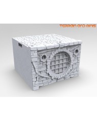 Muro del muelle de Ancrabourg con Entrada|3DLayeredscenery|Ciudad Medieval Muro del muelle de Ancrabourg con Entrada|3DLayeredscenery|Ciudad Medieval