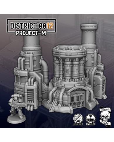 Power Furnace with Chimneys of District 0012