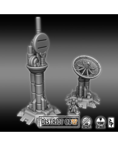 Radio Towers of District 0012 - A