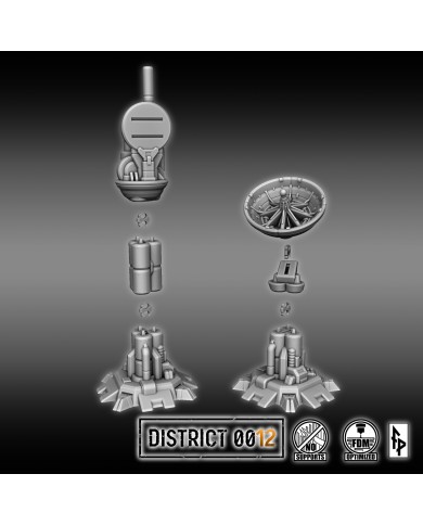 Radio Towers of District 0012 - A