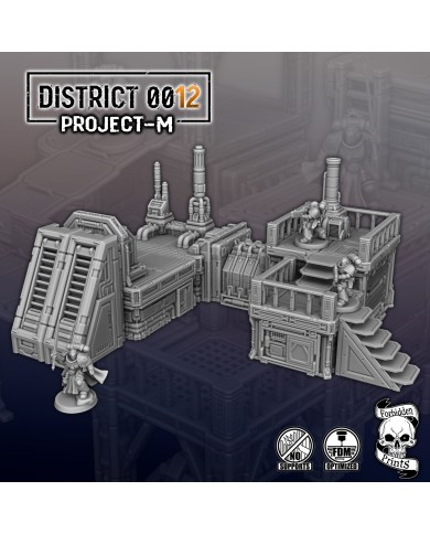 Platforms Set of District 0012 - D