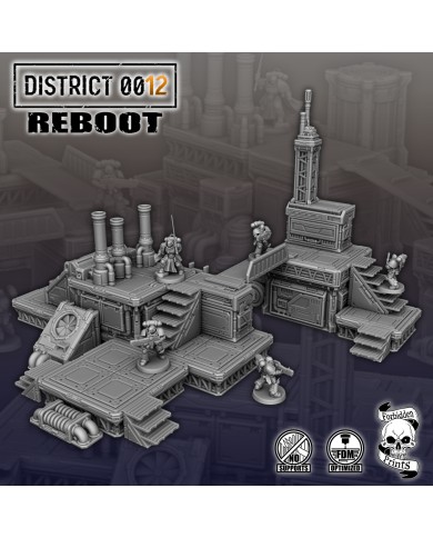 Set de Plataformas Del Distrito 0012 - G