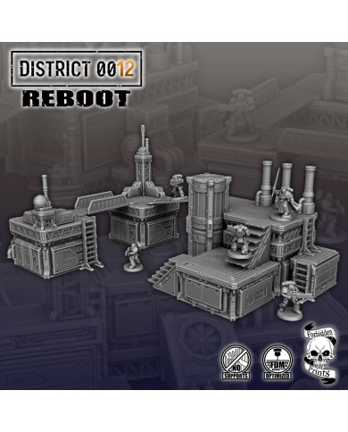 Set de Plataformas Del Distrito 0012 - J