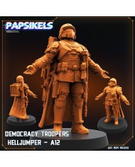 Democracy Troopers Helljumper A12|Papsikels Miniatures|Democracy Troopers
