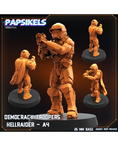 Democracy Troopers - Hellraider - A4 - 1 Mini