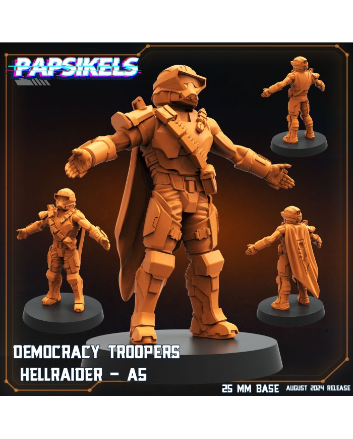 Democracy Troopers - Hellraider - A5 - 1 Mini