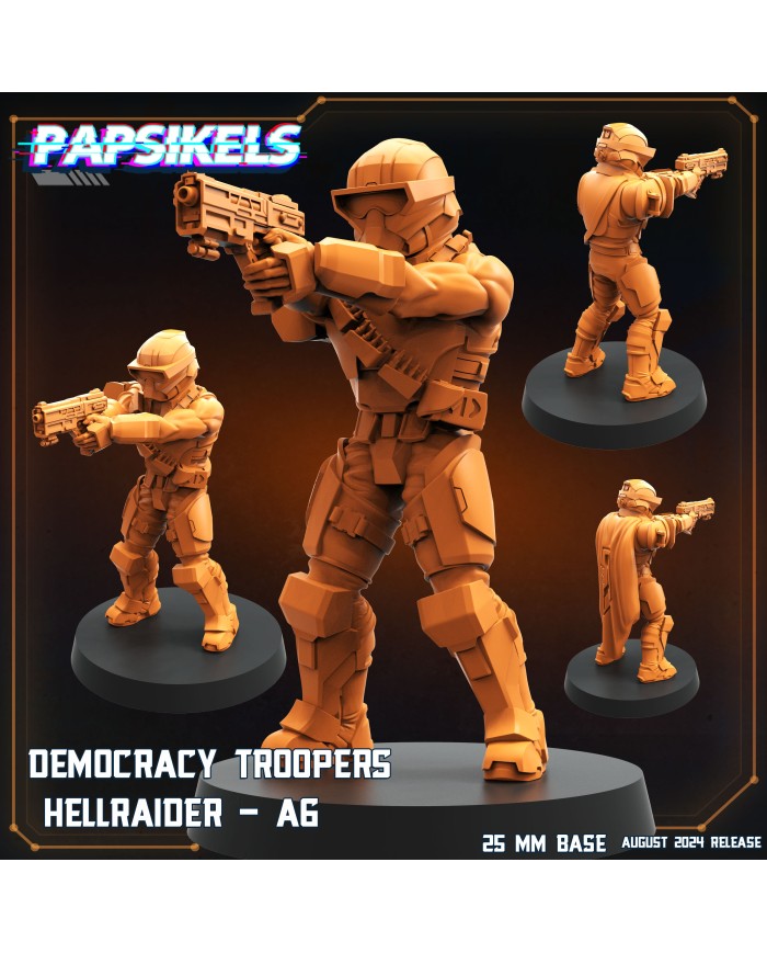 Democracy Troopers - Hellraider - A6 - 1 Mini