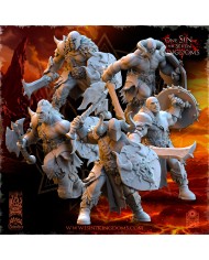 Realms of Mayhem Barbarian Razors with Weapon and Shield