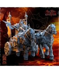 Realms of Mayhem Barbarian Riders with Weapon and Shield