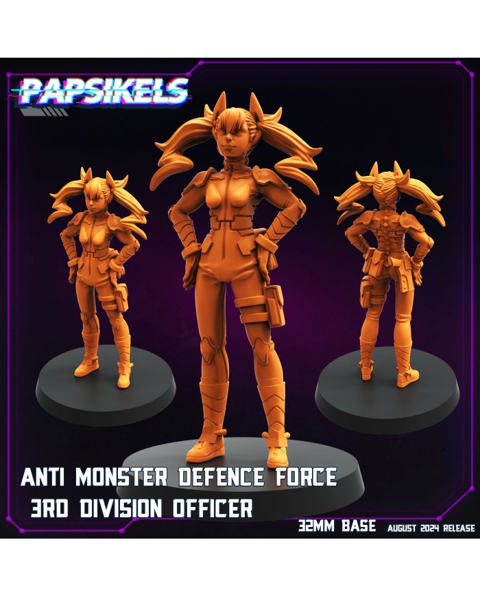 Anti Monster Defence Force 3rd Division Officer - A - 1 Mini