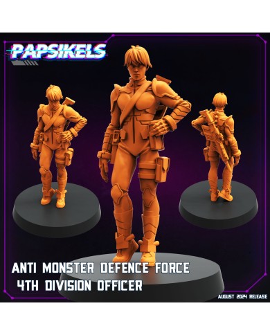 Anti Monster Defence Force 4th Division Officer - 1 Mini