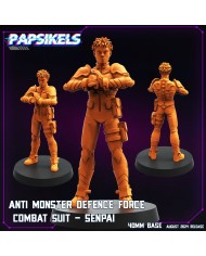 Anti Monster Defence Force Suit Combat - Senpai - 1 Mini