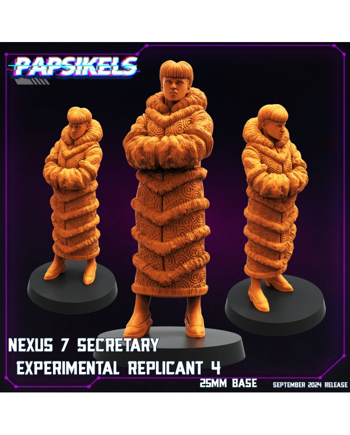 Nexus 7 Secretary Experimental Replicant 4|Papsikels Miniatures|Blade Runner Miniatures
