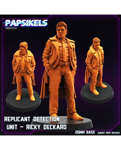 Unidad de Detección de Replicantes - Ricky Deckard - 1 Mini