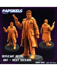 Replicant Retire Unit - Ricky Deckard 2|Papsikels Miniatures|Blade Runner Miniatures