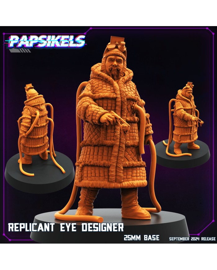 Diseñador de Ojos de Replicantes - A|Papsikels Miniatures|Miniaturas Blade Runner