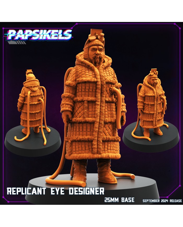 Diseñador de Ojos de Replicantes - B|Papsikels Miniatures|Miniaturas Blade Runner