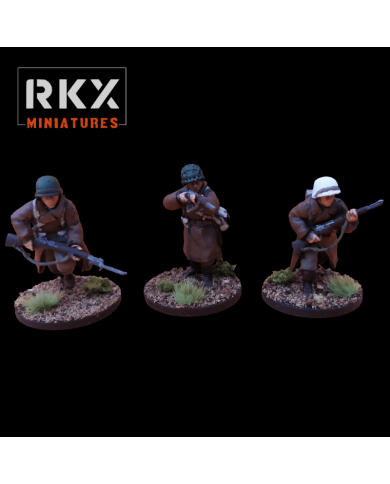 US Winter Infantry with M1 Garand - 3 Minis