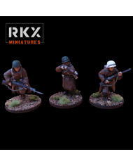 US Winter Infantry with BAR - 2 Minis