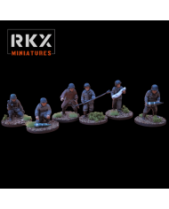 US Infantry Squad (Late War) - 10 Minis