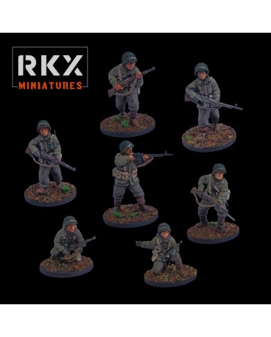 US Infantry Squad - 7 Minis