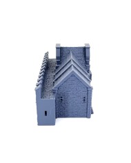 Armería con Muro de Greendale | 3DLayeredscenery | Edificios Napoleonicos | Terrainandminis