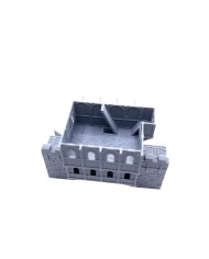 Puerta de Entrada con Torres Gemelas de Ancrabourg  - B | 3DLayeredscenery | Ciudad Medieval | Terrainandminis