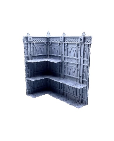 Three Storey Grimdark Ruin 10E WTC 40K