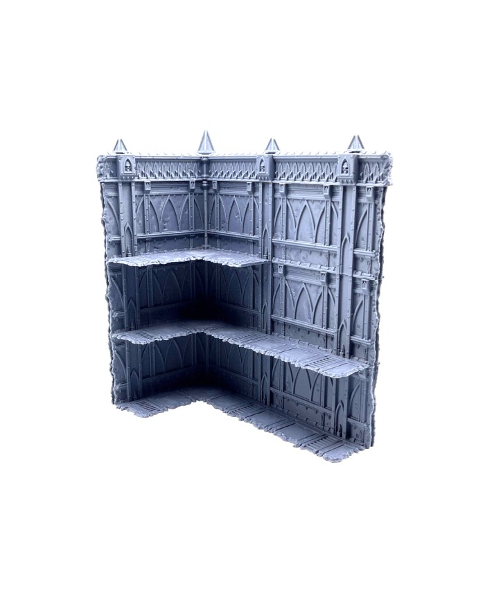 Three Storey Grimdark Ruin 10E WTC 40K