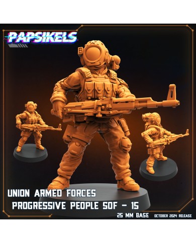 Union Armed Forces - Progressive People SOF - O - 1 Mini