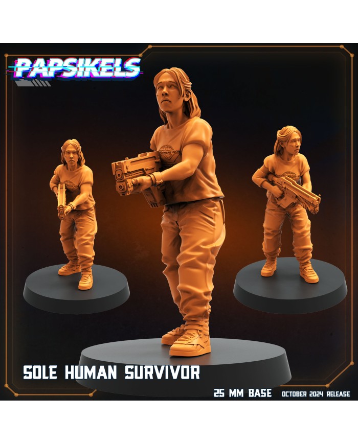 Superviviente Humana Solitaria|Papsikels Miniatures