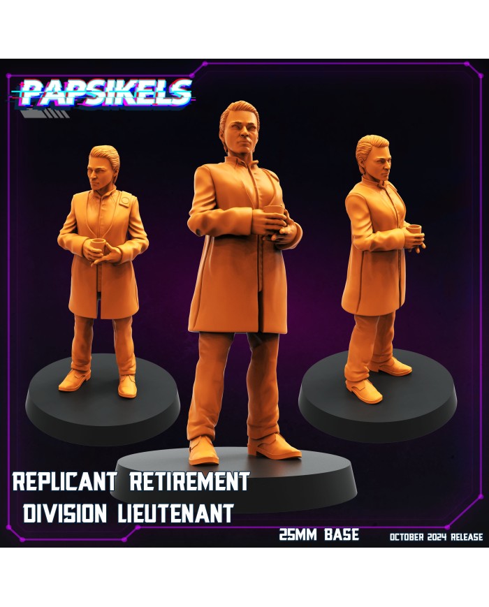 Replicant Retirement Division Lieutenant - 1 Mini