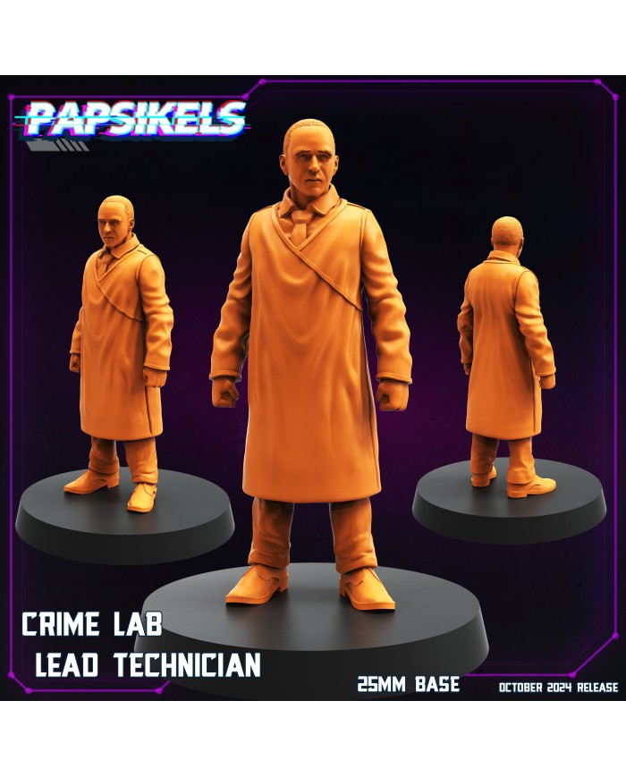 Crime Lab Lead Technician|Papsikels Miniatures|Blade Runner Miniatures
