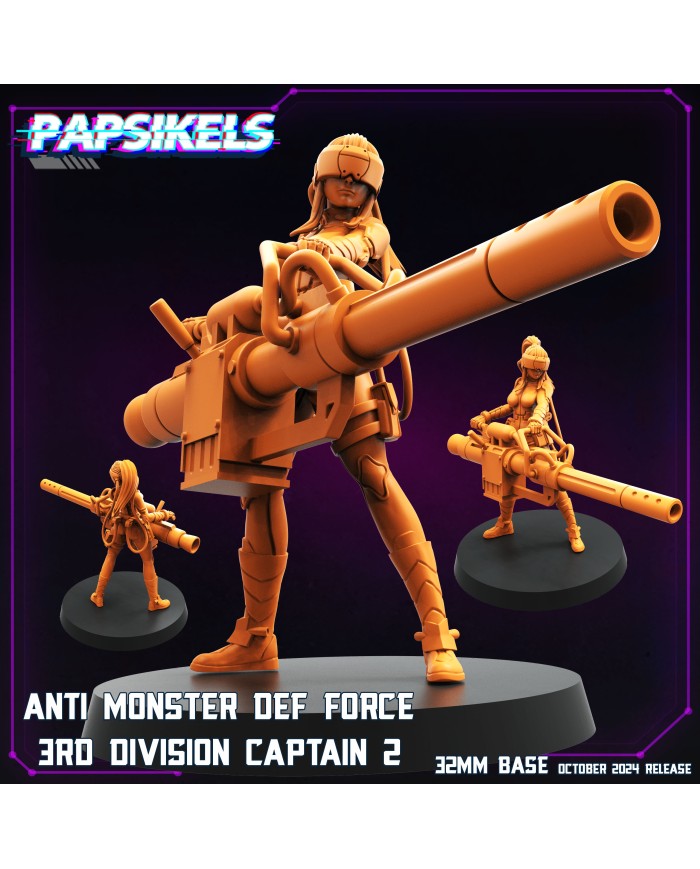 Anti Monster Defence Force 3rd Division Captain - B - 1 Mini