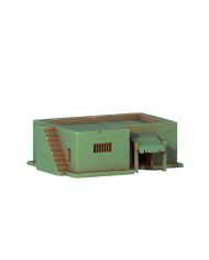 Egyptian House with Stairs