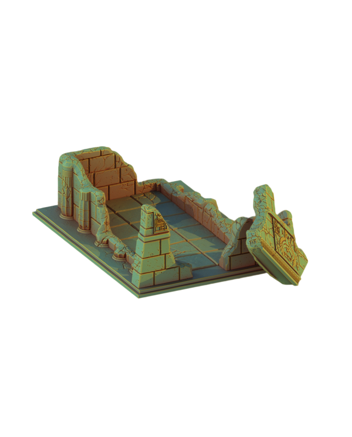 Egyptian Temple Ruins - A