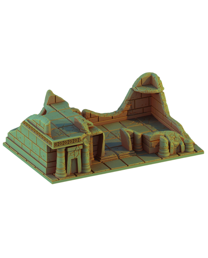 Large Egyptian Temple Ruins