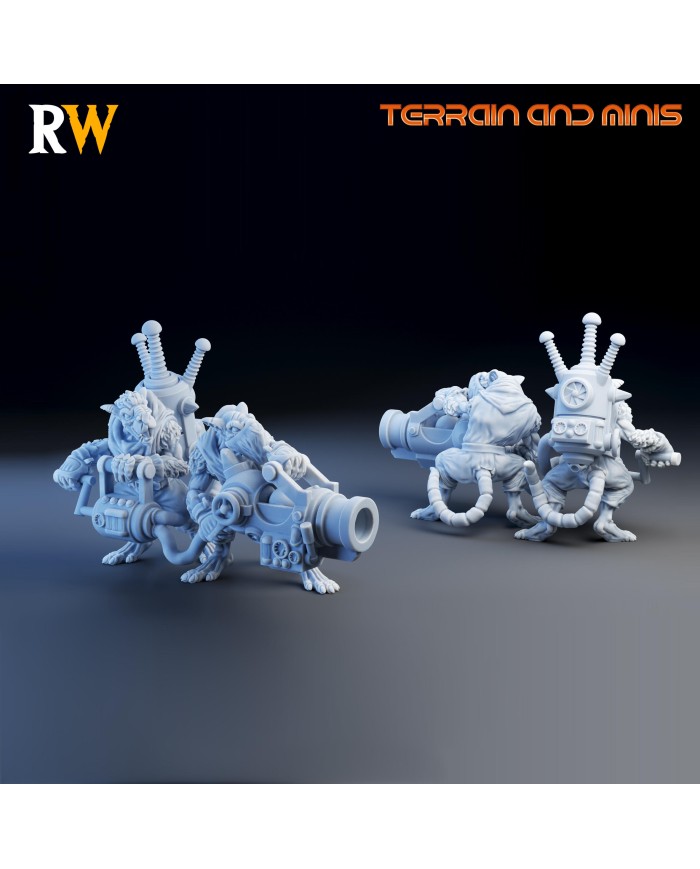 Mortar Heavy Weapons Crew - 1 equipo de 2 minis