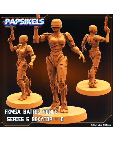 FKMSA Battle Police Series 5 SexiCop - B - 1 Mini