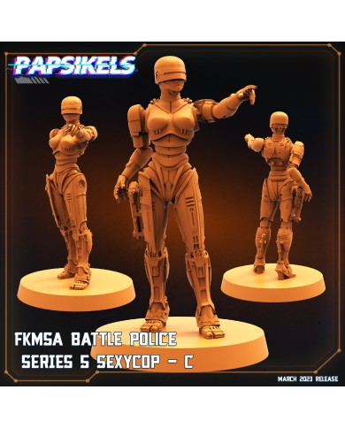 FKMSA Battle Police Series 5 SexiCop - C - 1 Mini