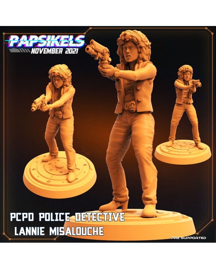 PCPD - Detective Policía Lannie Misalouche - 1 Mini