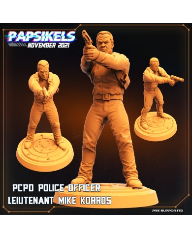 PCPD Police Officer Leiutenant Mike Korros - 1 Mini