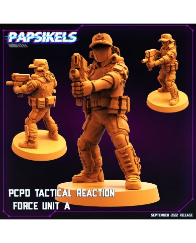 PCPD Tactical Reaction Force Unit - A - 1 Mini