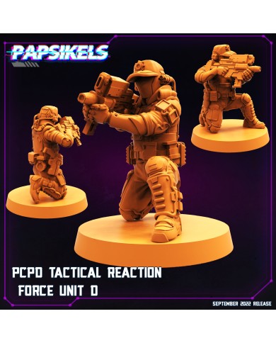 PCPD Tactical Reaction Force Unit - D - 1 Mini