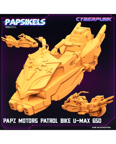 Moto Patrulla de Papz Motors U-Max 650 - 1 Mini