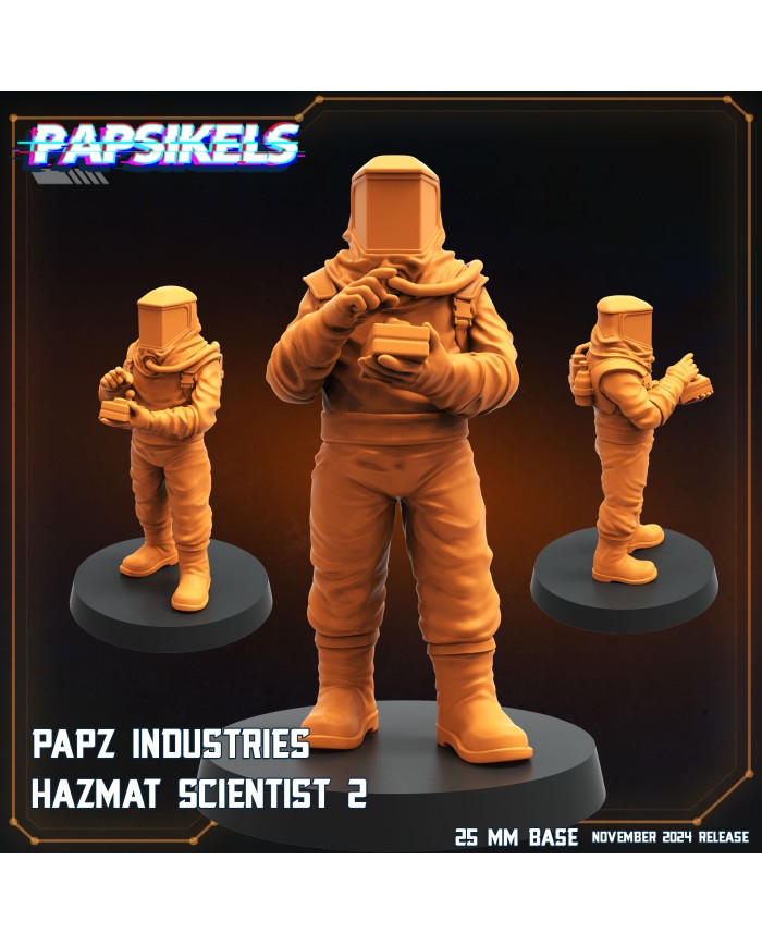 Científico de Materiales Peligrosos de Papz Industries - B - 1 Mini