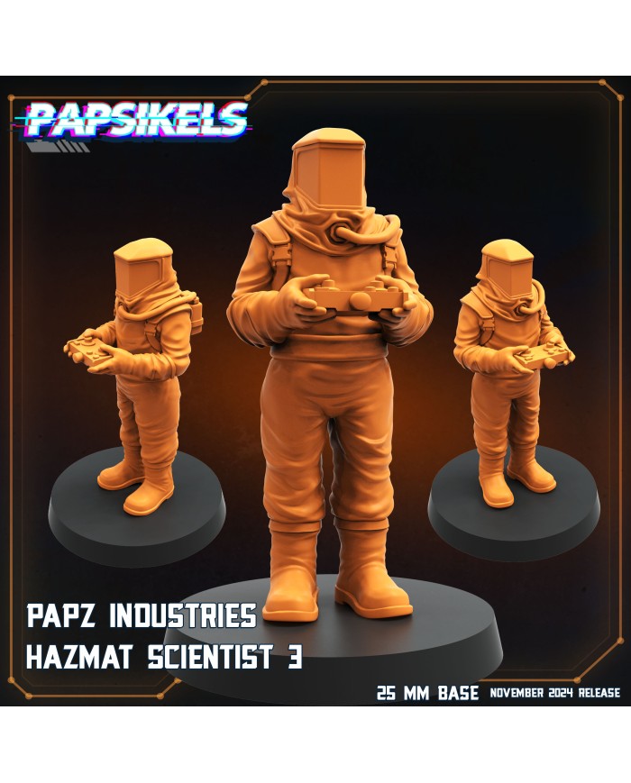 Científico de Materiales Peligrosos de Papz Industries - C - 1 Mini